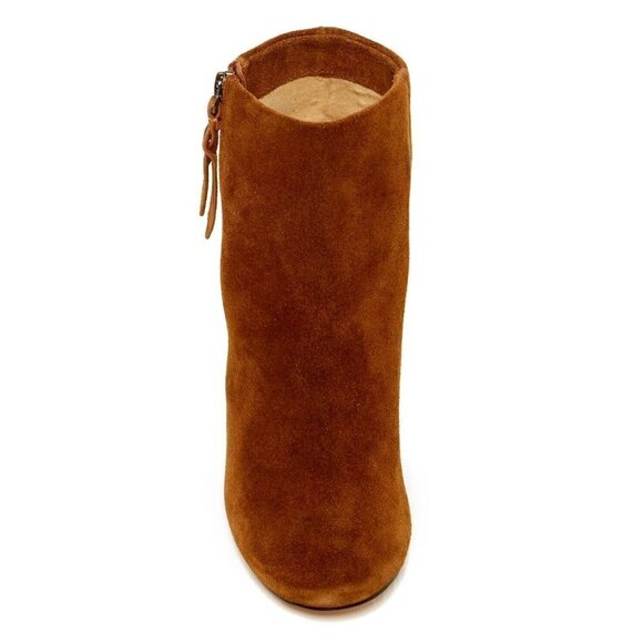 Splendid Rafaela Women's Brown Suede Leather Boots Booties in Whiskey Size 6.5 - Picture 3 of 5